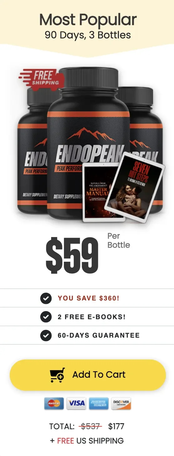 EndoPeak 3 bottle price